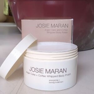 New Josie Maran Argan Cake And Coffee Whipped Body Polish 10oz